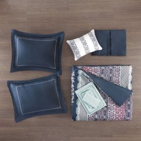 Queen Boho Comforter Set With Bed Sheets