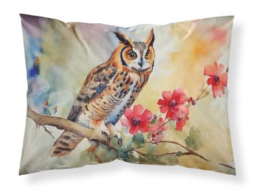 Long-Eared Owl Standard Pillowcase Lightweight Super Soft Easy Care Decorative Artwork Pillowcase, Standard