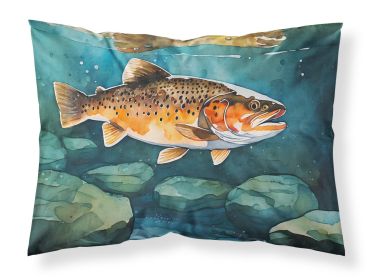 Brown Trout Standard Pillowcase Lightweight Super Soft Easy Care Decorative Artwork Pillowcase, Standard