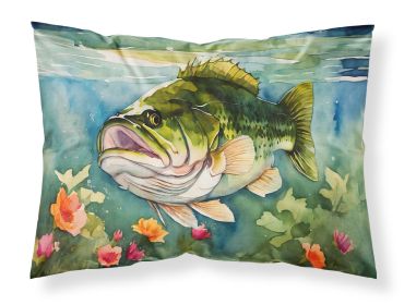 Largemouth Bass Standard Pillowcase Lightweight Super Soft Easy Care Decorative Artwork Pillowcase, Standard