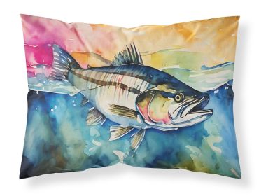 Striped Bass Standard Pillowcase Lightweight Super Soft Easy Care Decorative Artwork Pillowcase, Standard