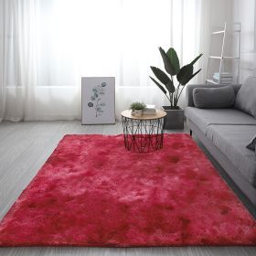 Plush Girl's Room With Tatami Mats Beside The Bed (Option: Wine Red-80x160cm)