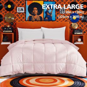Extra Large Pink Quilt Inner, Comfortable, Soft, And Skin-friendly Oversized Duvet, Machine Washable, Suitable For Home Bedroom Use, All-season V (Option: K)