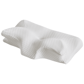 Neck Pillow, Relieving Pain In The Neck And Shoulders, Ergonomic Memory Foam Bed Pillow (Option: White 491)