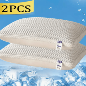 Cooling Breathable Tofu Pillows 2 PACK (Option: Grey)