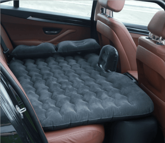 Car Inflatable Bed (Color: Black Wave)